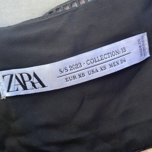 Zara Limited Edition Contrasting Dress Size XS - Picture 7 of 12